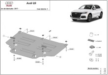 Ocelový kryt převodovky Audi Q5 (2017-2025)