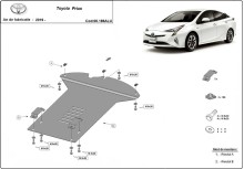 Hliníkový kryt katalyzátoru Toyota Prius (2019-2026)
