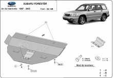 Ocelový kryt motoru Subaru Forester 1 (1997-2002)