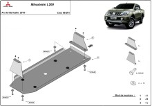 Ocelový kryt palivové nádrže Mitsubishi L 200 (2015-2026)