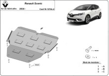 Hliníkový kryt motoru Renault Scenic (2016-2026)