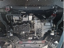 Ocelový kryt motoru pozinkovaná Ford Tourneo Custom (2023-2026)