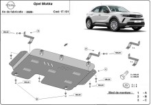 Ocelový kryt motoru Opel Mokka (2019-2026)