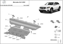 Ocelový kryt motoru Mercedes GLC X253 (2015-2022)