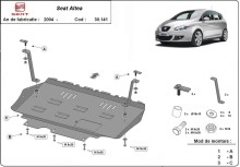 Ocelový kryt motoru Seat Altea (2006-2015)