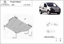 Ocelový kryt motoru Peugeot Bipper (2007-2021)