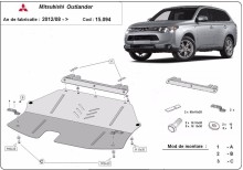 Ocelový kryt motoru Mitsubishi Outlander (2012-2021)