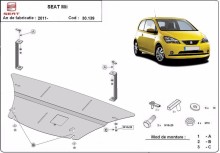 Ocelový kryt motoru Seat Mii (2011-2026)
