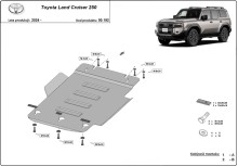 Ocelový kryt převodovky Toyota Land Cruiser 250 (2024-2026)