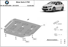 Ocelový kryt motoru BMW Seria 2 F45 (2013-2018)