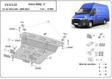 Ocelový kryt motoru Iveco Daily 5 (2009-2014)