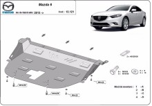 Ocelový kryt motoru Mazda 6 (2013-2026)