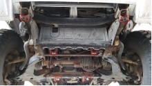 Ocelový kryt motoru Mitsubishi Pajero 3 (V60, V70) (1999-2007)