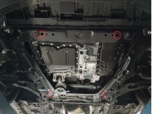 Hliníkový kryt motoru Nissan X-Trail (2014-2021)