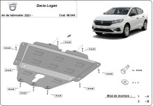 Ocelový kryt motoru Dacia Logan (2021-2026)