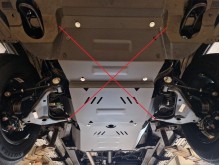 Ocelový kryt převodovky Jac T8 (2018-2026)