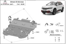 Ocelový kryt motoru Citroen C5 Aircross (2017-2026)