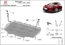 Ocelový kryt motoru Seat Leon (2010-2012)