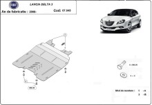 Ocelový kryt motoru Lancia Delta 3 (2008-2014)