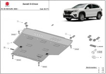 Hliníkový kryt motoru Suzuki S-Cross (2023-2026)
