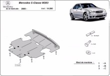 Ocelový kryt motoru Mercedes C-Classe (2000-2007)