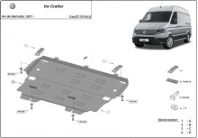 Hliníkový kryt motoru Volkswagen Crafter (2017-2026)