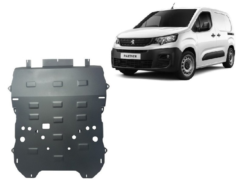 Ocelový kryt motoru Peugeot Partner (2018-2026)