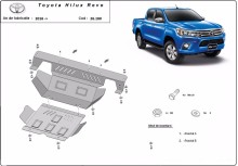 Ocelový kryt motoru Toyota Hilux Revo (2016-2026)
