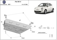 Ocelový kryt motoru Fiat 500 S (2007-2026)
