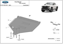 Ocelový kryt převodovky Manuální Ford Ranger (2023-2026)