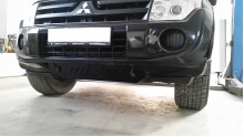 Ocelový kryt motoru Mitsubishi Pajero 4 (V80, V90) (2007-2021)