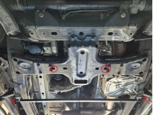 Ocelový kryt převodovky a reduktoru Volkswagen Amarok - V6 automat (2016-2022)