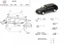 Ocelový kryt motoru Audi A6 (1997-2004)