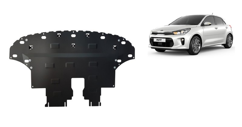 Ocelový kryt motoru Kia Rio 4 (2017-2020)