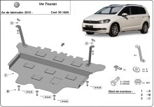 Ocelový kryt motoru VW Touran - Automatická převodovka (2015-2026)
