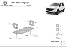 Ocelový kryt EGR Dacia Dokker (2012-2020)