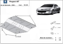 Ocelový kryt motoru Peugeot 407 (2004-2011)