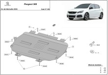 Ocelový kryt motoru Peugeot 308 (2018-2026)