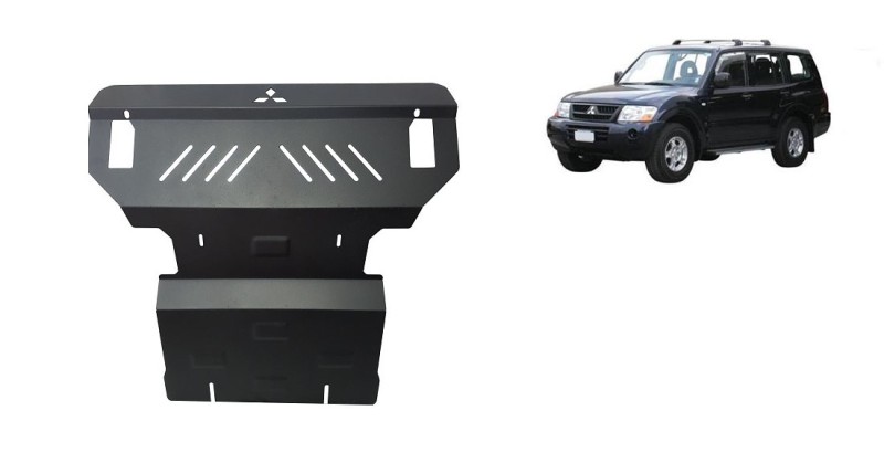 Ocelový kryt motoru Mitsubishi Pajero 3 (V60, V70) (1999-2007)
