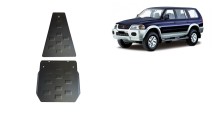 Ocelový kryt převodovky a reduktoru Mitsubishi Pajero Sport 1 (1998-2007)