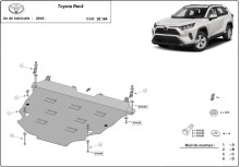 Hliníkový kryt motoru Toyota RAV 4 (2018-2025)