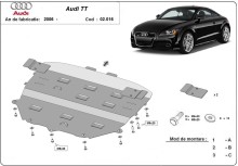 Ocelový kryt motoru Audi TT (2006-2014)