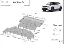 Ocelový kryt motoru BYD Atto 2 (2025-2026)
