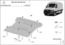 Ocelový kryt převodovky Mercedes Sprinter (2024-2026)