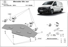 Ocelový kryt systému Start-Stop Mercedes Vito W447, 4x2, 1.6 D (2014-2026)