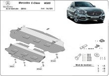 Ocelový kryt motoru Mercedes C-Class W205 (2014-2021)