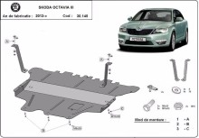 Ocelový kryt motoru Skoda Octavia 3 - Manuální (2013-2019)