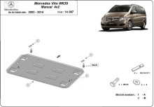 Ocelový kryt motoru Mercedes Viano W639 - 2.2 D 4x2 (2003-2014)