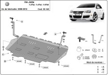 Ocelový kryt motoru VW Jetta (2010-2011)