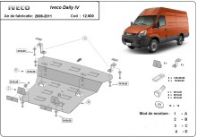 Ocelový kryt motoru Iveco Daily 4 (2006-2011)